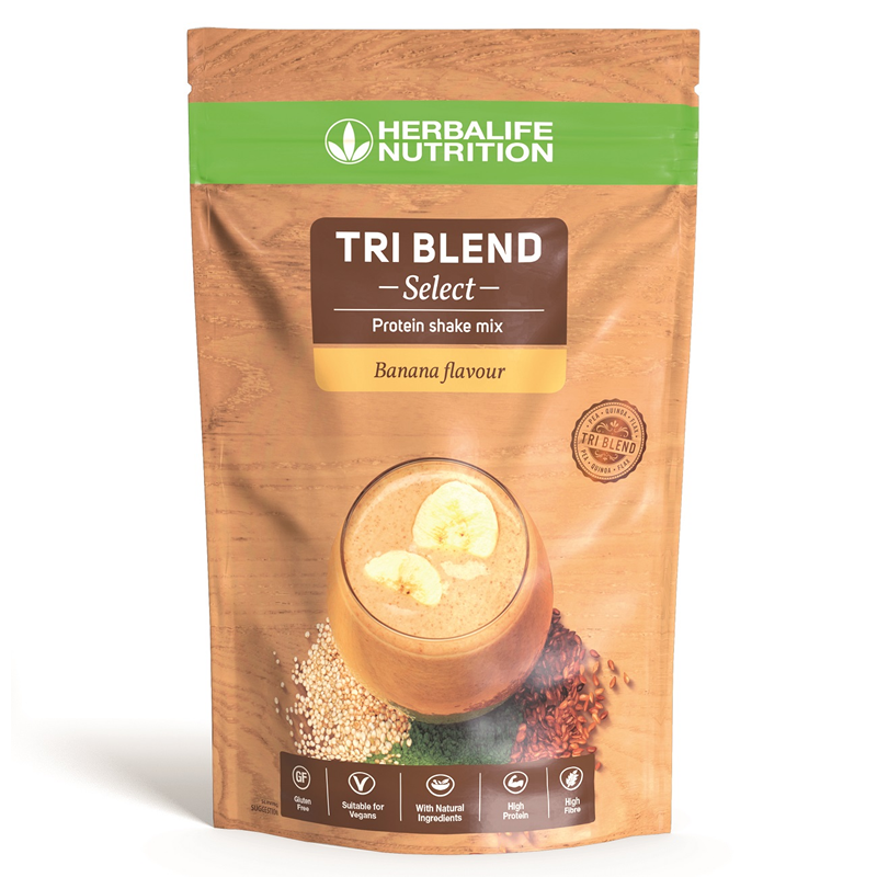 Preparato proteico solubile in acqua Tri Blend Select Banana