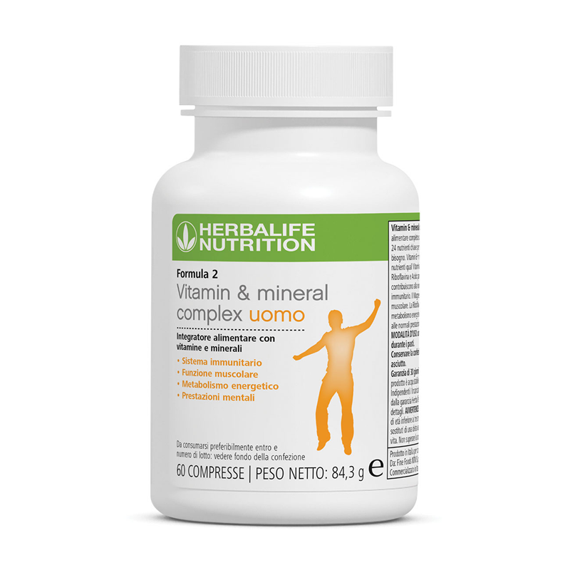 Integratore alimentare Formula 2 Vitamin & Mineral Complex Uomo