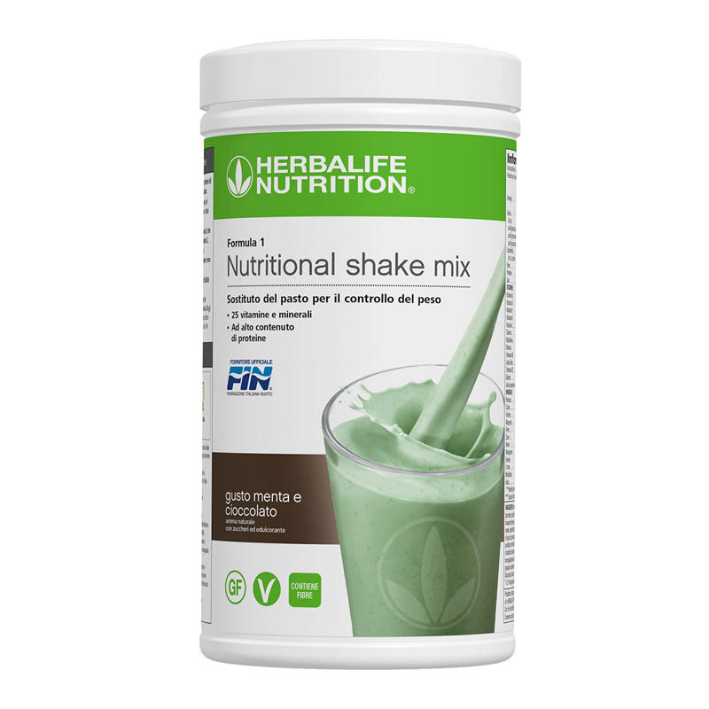 sostituto del pasto Formula 1 Menta e cioccolato